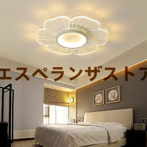 北欧風 花形 照明器具 工事不要 LED対応 シーリングライト 調光 調色 6畳 8畳 34W リモコン付き 引掛式 寝室 食卓用 アクリル素材 軽量 工