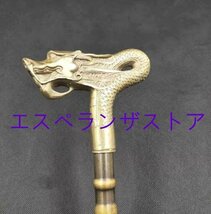 [エスペランザストア]銅器 タカ松葉杖 ステッキ 工芸品を収蔵する オプションのスタイル_画像1