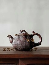 [エスペランザストア]職人手作り 陶器 煎茶道具 茶壺 茶壷 急須 常滑焼 茶器 茶道具 容量：170ML_画像1