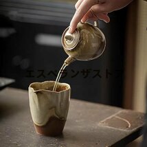 [エスペランザストア]職人手作り 陶器 煎茶道具 茶壺 茶壷 急須 常滑焼 茶器 茶道具 容量：200ML_画像4