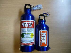 NOS ニトロ タンク ドリンク ボンベ 水筒 青 ミニサイズ 1本 アルミ ボトル NX スナップオン ワイルドスピード 限定 非売 再入荷無