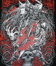 ★ベビーメタル Lady's Tシャツ BABYMETAL ROSE WOLF 正規品 Ladys - M 新品 キツネ 狐 骸骨 薔薇_画像4