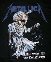 ★メタリカ Tシャツ METALLICA DORIS (UK) - L 正規品 ロックTシャツ pushead スラッシュ メタル_画像1