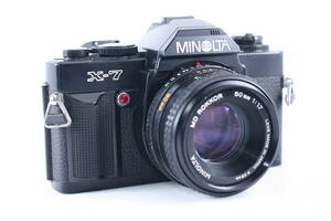 ★極美品★ミノルタ MINOLTA X-7 MD ROKKOR 50mm f1.7 ★露出計・シャッターOK★#N380