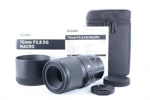 ★超極上★シグマ SIGMA Art 70mm F2.8 DG MACRO ライカSL/TL用 ★付属品充実★#D083