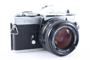 ★極上美品★ミノルタ MINOLTA XD MINOLTA MD ROKKOR 50mm F1.4 ★露出計・シャッター全速OK★#D139