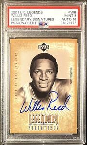 【 PSA Auto 10/9 】Willis Reed 2000-01 Upper Deck Legends Legendary Signatures On Card Auto PSA Dual Grade Knicks サインカード NBA