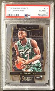 【 PSA 10 Gem Mint 】Jaylen Brown 2016-17 Select RC Rookie Card Celtics ルーキーカード セルティックス Panini NBA