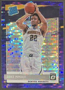 Zelle Nnaji 2020-21 Donruss Optic RC Hybrid Purple Pulser Prizm Holo Rookie Card ルーキーカード Panini NBA