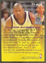 Glenn Robinson 1994-95 Fleer Rookie Sensation Insert Bucks Big Dog NBA_画像2