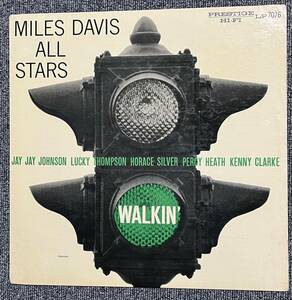 【オリジナル/極美盤】『 Walkin' 』 Miles Davis Horace Silver Percy Heath Lucky Thompson J.J. Johnson マイルス・デイビス