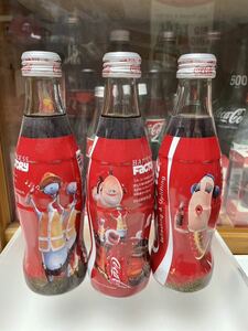 Coca-Cola コカ・コーラ 2009年ハピネスファクトリーキャンペーンボトル　未開栓　3本