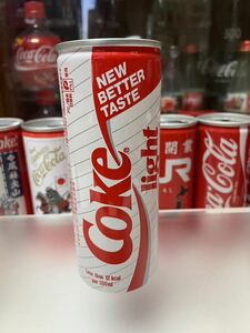 Coca-Cola Coke コカ・コーラライト250ml スリム缶　空缶 マニアコレクション放出 品 light缶 
