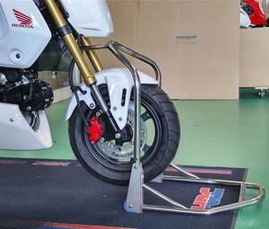 HRC　GROM（2016-）　４速 ５速　　　HONDA　グロム（2013-2021）　MSX125　　　フロントアジャストスタンド mini 　　BA00-205ML-55　　