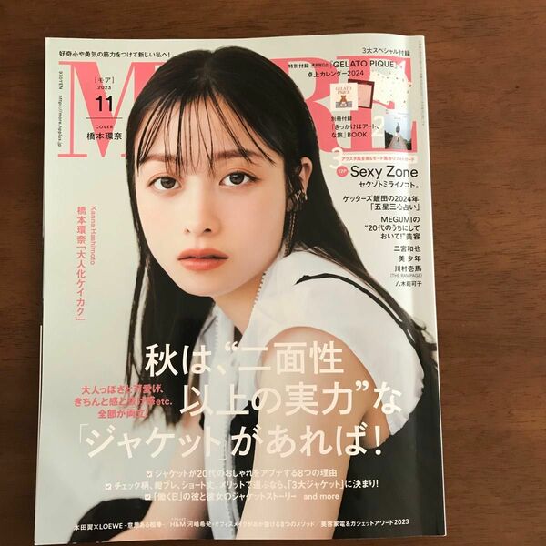 ＭＯＲＥ（モア） ２０２３年１１月号 （集英社）