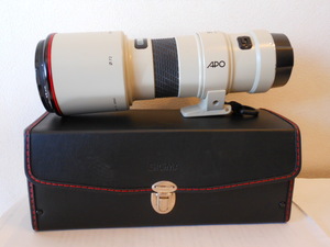 ☆希少美品級☆シグマ　SIGMA　 AF　 400mm F5.6 ＡＰＯ　キヤノン用 　即日発送　Canon　ケース・フィルター付　憧れの白レンズ