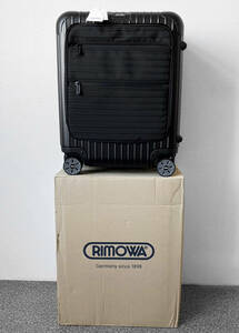 未使用 RIMOWA SALSA BOLERO リモワ サルサ ボレロ マットブラック 45L 4輪 スーツケース/ハイブリッド エッセンシャル スリーブ