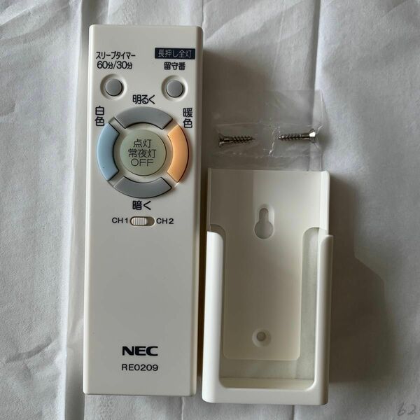 NEC LEDシーリングライト用　リモコン　RE-0209