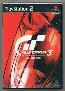 未開封!! 「PS2 Gran Turismo 3 A-Spec グランツーリスモ」プレイステーション2ソフト