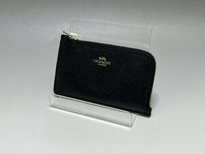 極美品 COACH コインケース ブラック 78387 カードケース 小銭入れ 財布 メンズ レディース 質屋の質セブン C