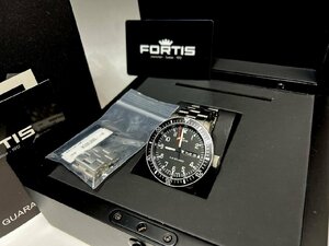 新品同様 FORTIS B42 コスモノート 自動巻き腕時計 647.10.11M 黒文字盤 フォルティス メンズ 福井県質屋の質セブン