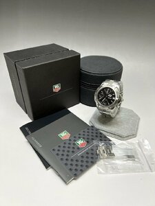 美品 タグホイヤー 2000シリーズ エクスクルーシブ 200m クロノグラフ デイト 自動巻き腕時計 CN2111 黒文字盤 メンズ 質屋の質セブン