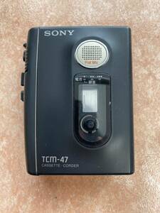 SONY カセットレコーダー TCM-47 CASSETTE CORDER ジャンク品