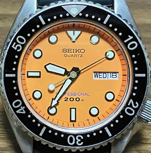 ●激レア！！　1984年製　SEIKO（セイコー）　ダイバー　6458-602A　中古美品　稼働品●