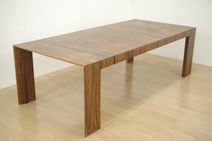  exhibition goods Cassinakasi-na370 EL DOM L dom dining table rose wood oil finishing width 240cm× depth 110cm modern regular price 176 ten thousand 