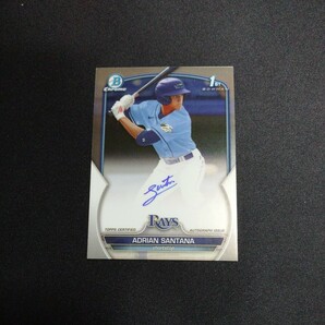  2023 TOPPS bowman Draft Chrome Adrian Santana Auto 1st 1st roundの画像2