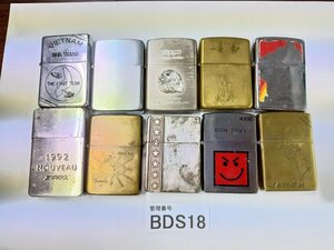 BDS18　ライター　喫煙具　Zippo　おまとめ10点　VIETNAM　1992NOUVEAU　など　※着火未確認・現状渡し