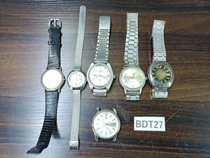 BDT27　腕時計　文字盤　部品取り　ジャンク品　おまとめ6点　SEIKOセイコー　ORIENT　など