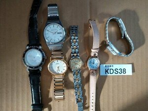 KDS38　ジャンク品　時計　腕時計　部品取り　おまとめ6点　SEIKOセイコー　FORMA　馬券道場　など