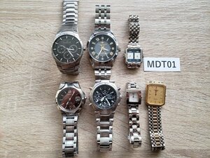 MDT1　ジャンク品　時計　腕時計　おまとめ　部品取り　CITIZEN　ALBA　HM　LONGINES　NINARICCI　J.HARRISON　SKAGEN　