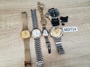 MDT14　ジャンク品　時計　腕時計　おまとめ　部品取り　SEIKO　CYMA　CITIZEN　LONGINES　