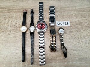 MDT13　ジャンク品　時計　腕時計　おまとめ　部品取り　GUYLAROCHE　ヘレンミッシェル　BAUME&MERCIER　DIESEL　CITIZEN　など　