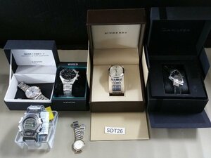 SDT26　時計　腕時計　部品取り　ジャンク品　CITIZEN シチズン　WIRED　バーバリー など　おまとめ　※追加写真あり　