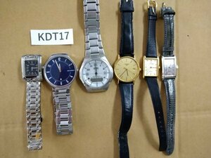 KDT17　ジャンク品 　時計　腕時計　部品取り　おまとめ6点　FENDIフェンディ　LONGINES　JUNGHANSユンハンス　CASIOカシオ　など