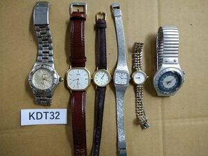 KDT32　ジャンク品 　時計　腕時計　部品取り　おまとめ6点　SEIKOセイコー　Swatch　など