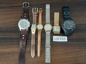UDT3　ジャンク品　時計　腕時計　部品取りに　メンズ　レディース　SEIKOセイコー　FENDIフェンディ　各種　おまとめ