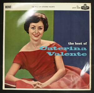 【国内最初期盤LP】カテリーナ・ヴァレンテ/カテリーナ・ヴァレンテのすべて(並,FLAT,厚盤,1962,Caterina Valente,情熱の花,お江戸日本橋)