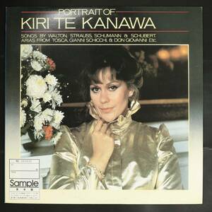 【Promo,LP】キリ・テ・カナワ/ポートレイト(並良品,1983,Kiri Te Kanawa)