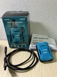 【4377】CASIO ASICS MOTION SENSOR モーションセンサー CMT-S20R-AS　通電のみ確認　ランニング　フォーム　カシオ　アシックス