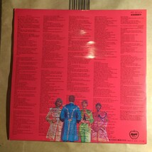 ビートルズ「Sgt.pepper's lonely hearts club band」邦LP 1972年 東芝音工 赤盤 ペラジャケ★★Red-Vinylサージェントペパーズ_画像2