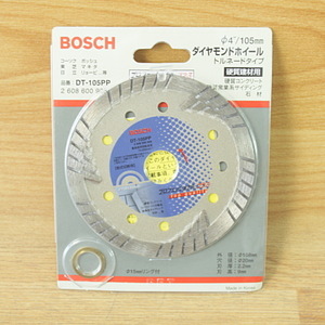 BOSCH/ボッシュ DT-105PP ダイヤモンドホイール Φ108×Φ20×t2.2mm