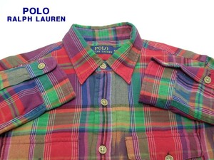 S【POLO RALPH LAUREN ポロ ラルフローレン ネイティブチェックシャツ】