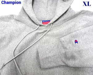 XL 未使用【Champion Reverse Weave PULLOVER HOODED SWEAT SHIRT デッド 3色タグ チャンピオン リバースウィーブ プルオーバーパーカー】