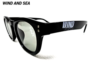  new goods [YOU AND SEA-WDS CUSTOM SUNGLASS BLACK / Gray WIND AND SEA sunglasses wing Dan si- sunglasses black .. gray lens glasses ]