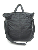 ヘッドポーター HEAD PORTER ブラックビューティー BLACK BEAUTY 2way ヘルメットバッグ トートバッグ ブラック_画像2