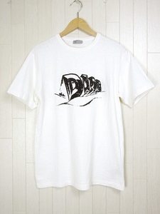 ディオール DIOR Tシャツ スラブコットンジャージー ロゴプリント 23AW 393J696A0849 ホワイト size M